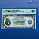 Fr.747 1918 $2 Two Dollars FRBN Boston "BATTLESHIP", Two Digits, PMG 66 EPQ