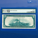 Fr.750 1918 $2 Two Dollars FRBN New York "BATTLESHIP", PMG 20 Comment
