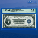 Fr.750 1918 $2 Two Dollars FRBN New York "BATTLESHIP", PMG 35 EPQ