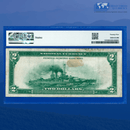 Fr.751 1918 $2 Two Dollars FRBN New York "BATTLESHIP", PMG 25 Comment