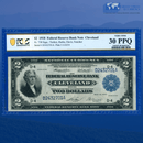 Fr.758 1918 $2 Two Dollars FRBN Cleveland "BATTLESHIP", PCGS 30 PPQ