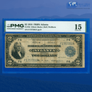 Fr.764 1918 $2 Two Dollars FRBN Atlanta "BATTLESHIP", PMG 15