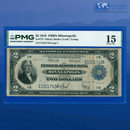 Fr.773 1918 $2 Two Dollars FRBN Minneapolis "BATTLESHIP", PMG 15