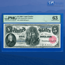 Fr.79 1880 $5 Five Dollars "WOODCHOPPER" Legal Tender Note, PMG 63 Comment