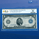 Fr.882 1914 $5 Five Dollars FRN Kansas City, PCGS 30