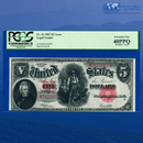 Fr.91 1907 $5 Five Dollars Bill "WOODCHOPPER" Legal Tender Note "PCBLIC", PCGS 40 PPQ