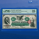 Fr.95b 1863 $10 Ten Dollars Legal Tender Note, PMG 25 Comment