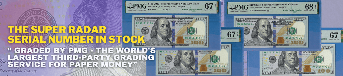 Collectibles & Currency | U.S. Rare Paper Money - Fancy Serial Numbers