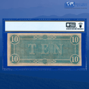 T-68 1864 $10 Confederate States Of America Currency, PF-42 9 Series, PCGS 63 PPQ