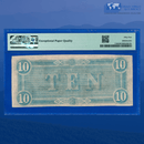 T-68 1864 $10 Confederate States Of America Currency, PMG 55 EPQ