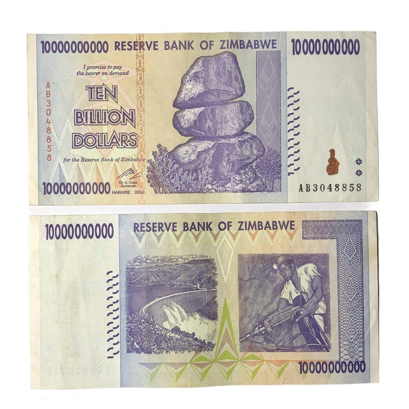 Zimbabwean Dollar / Circulated 10 Billion Zimbabwe Dollar 2008 Circulated ( Bundle of 100 )