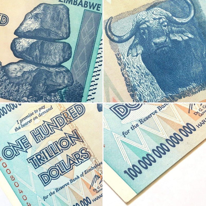 Zimbabwe Banknotes / Uncirculated 100 Trillion Zimbabwe Dollar 2008 AA ( Uncirculated )