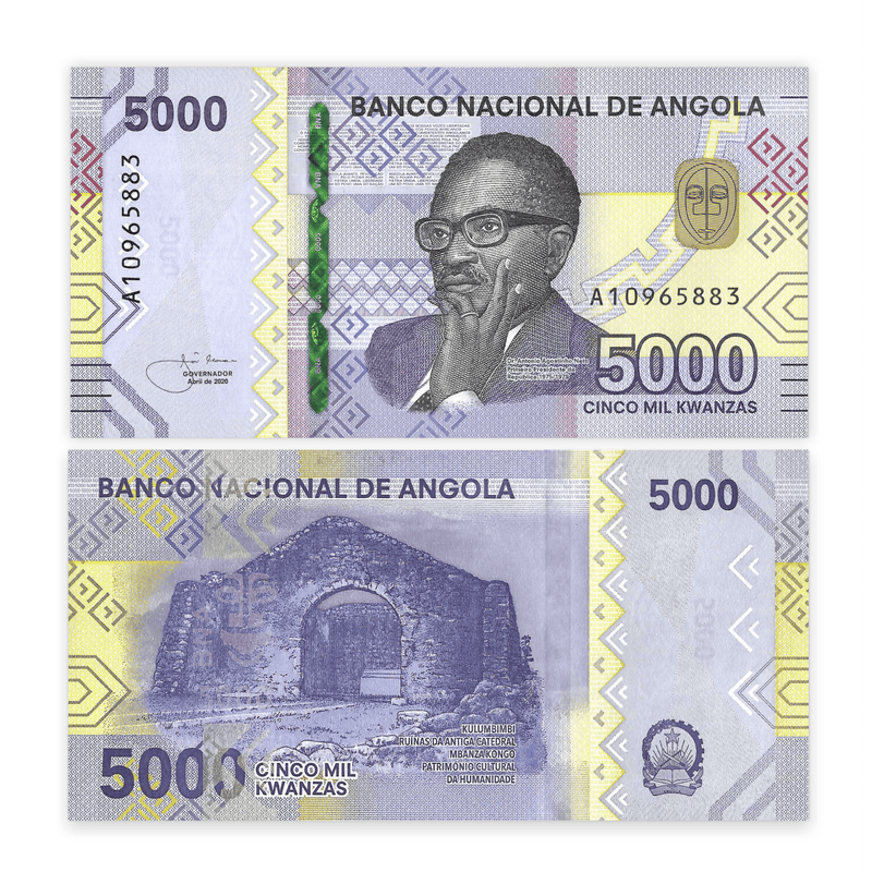 Angola Banknote / Uncirculated Angola 2020 5.000 Kwanzas | P-New