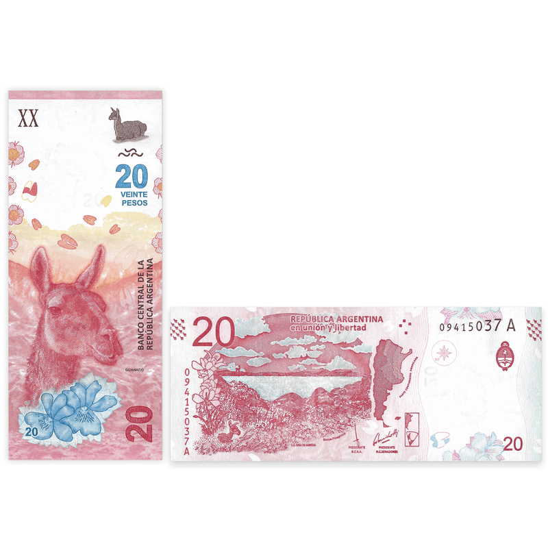 Argentina Banknote / Uncirculated Argentina 2017 20 Pesos | P-361