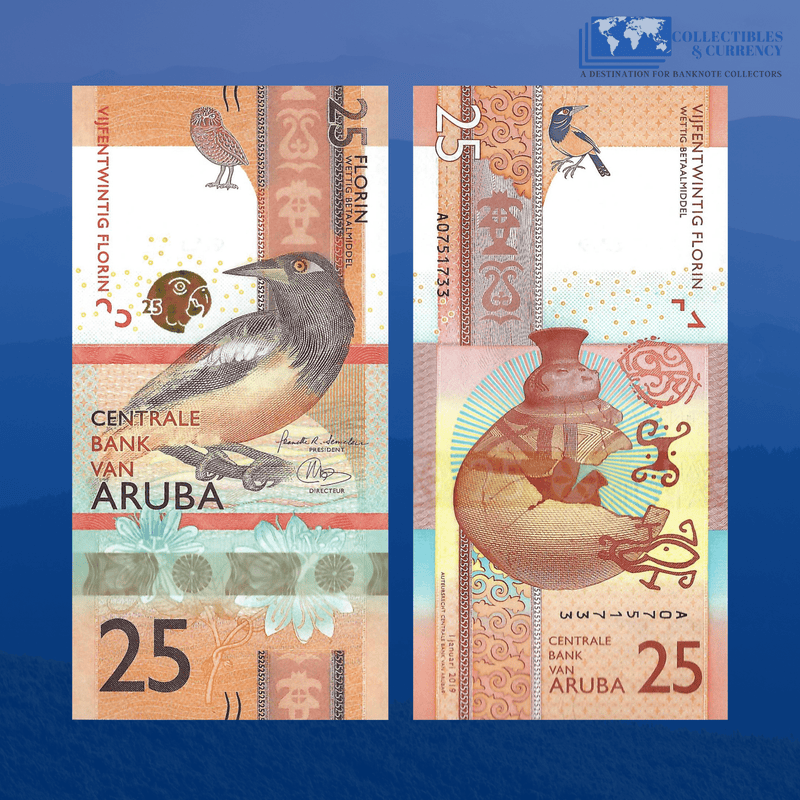 Aruba Banknote / Uncirculated Aruba 2019 25 Florin | P-22a
