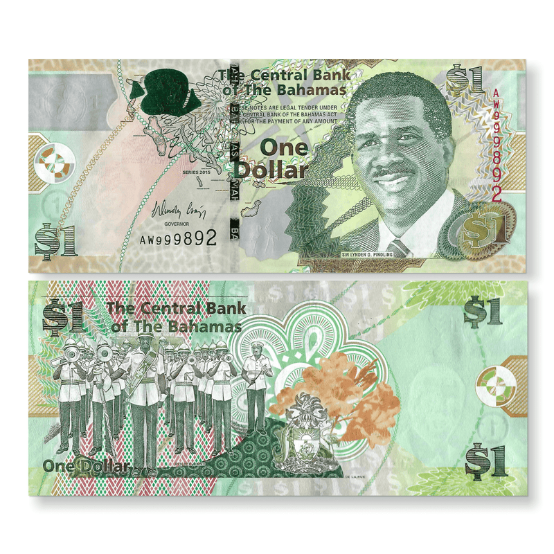 Bahamas Banknote / Uncirculated Bahamas 2015 1 Dollar | P-71a