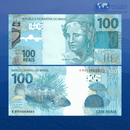 Brazil Banknotes / Uncirculated Brazil Set 7 Pcs 2-5-10-20-50-100-200 Reais 2020/2021 | P-252/W258