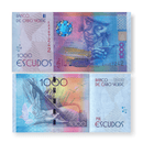 Cape Verde Banknotes / Uncirculated Cape Verde Set 5 Pcs 2014/2021 200-500-1000-2000-5000 Escudos | P-71-75