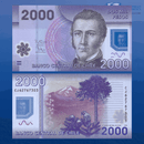 Chile Banknotes / Uncirculated Chile Set 5 Pcs 1000-2000-5000-10000-20000 Pesos 2016/2021 | P-161/165