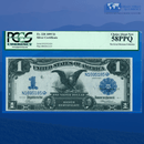 Copy of Fr.228 1899 $1 One Dollar Silver Certificate "BLACK EAGLE", PMG 58