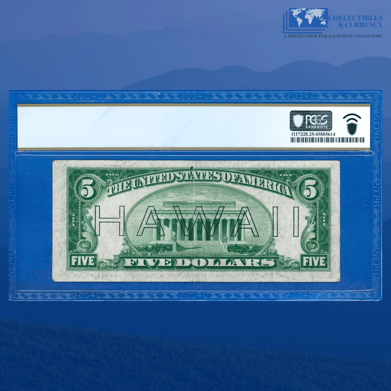 Copy of Fr.2300 1935A $1 Silver Certificate Brown Seal "HAWAII" - PCGS 62