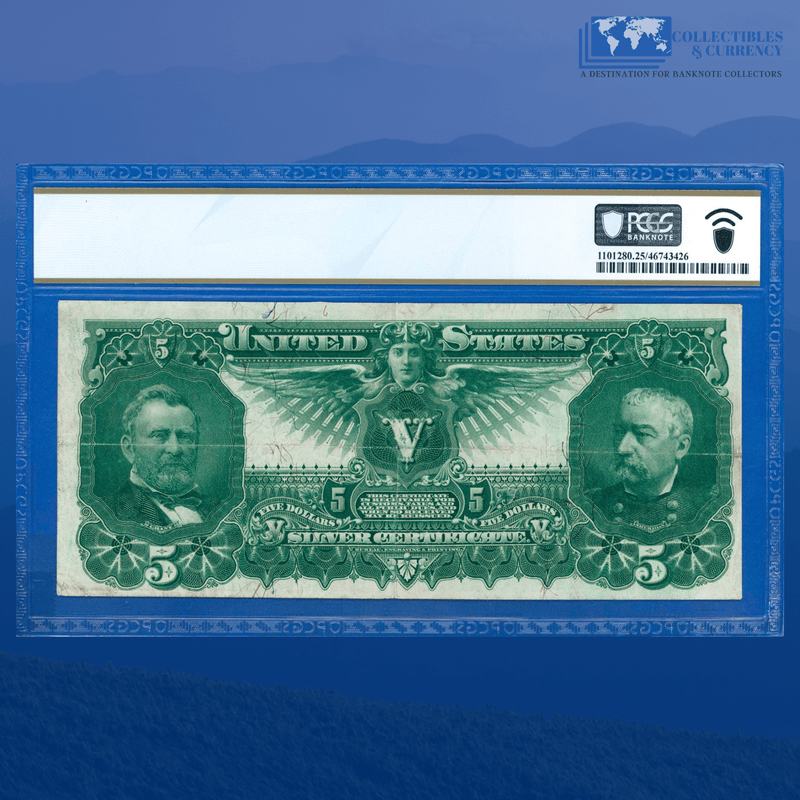 Copy of Fr.268 1896 $5 Five Dollars Silver Certificate "EDUCATIONAL NOTE", PCGS 25