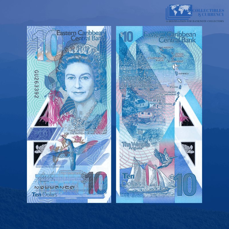Easter Caribbean Banknote / Uncirculated Eastern Caribbean 2019 10 Dollars | P-NEW
