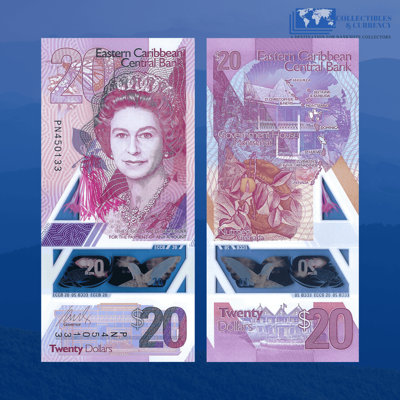 Easter Caribbean Banknote / Uncirculated Eastern Caribbean 2019 20 Dollars | P-NEW