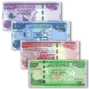 Ethiopia Banknotes / Uncirculated Ethiopia Set of 4 Pcs 2020 10-50-100-200 Birr