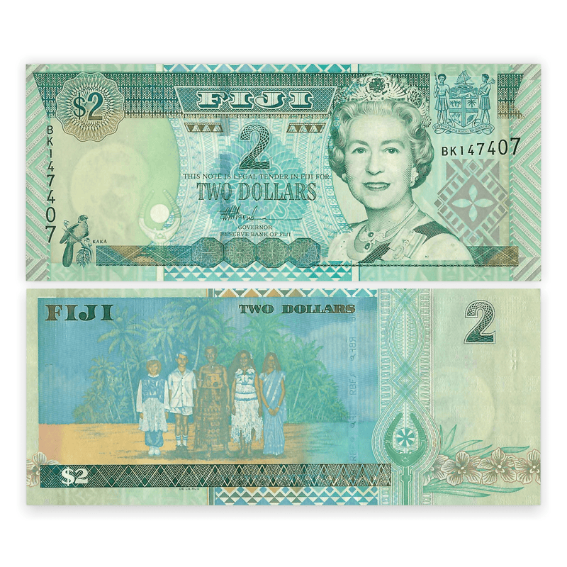 Fiji Banknote / Uncirculated Fiji 2002 2 Dollars | P-104