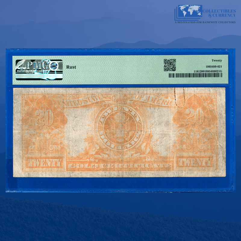 Fr.1181 1906 $20 Twenty Dollars Gold Certificate, PMG 20