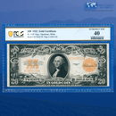 Fr.1187 1922 $20 Twenty Dollars Gold Certificate, PCGS 40
