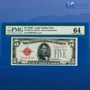Fr.1528 1928C $5 Five Dollars Legal Tender Note, PMG 64