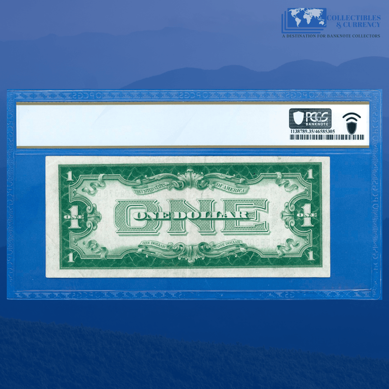 Fr.1602 1928B $1 One Dollar Silver Certificate "FUNNYBACK", PCGS 35