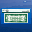 Fr.1602 1928B $1 One Dollar Silver Certificate "FUNNYBACK", PMG 58