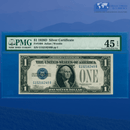 Fr.1604 1928D $1 One Dollar Silver Certificate "FUNNYBACK", PMG 45 EPQ