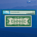 Fr.1604 1928D $1 One Dollar Silver Certificate "FUNNYBACK", PMG 45 EPQ