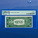 Fr.1609 1935A $1 One Dollar Silver Certificate "R" Experimental, PMG 35 EPQ