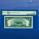Fr.1651* 1934A $5 Five Dollars Silver Certificate Star Note, PMG 58 EPQ