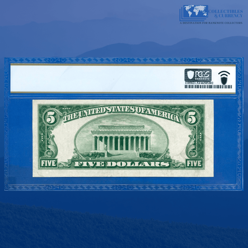 Copy of Fr.2306 1935A $1 Silver Certificate Yellow Seal "North Africa", PCGS 58