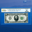 Fr.2052-B 1928B $20 Twenty Dollars Federal Reserve Note New York, PCGS 64