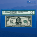 Fr.2100-D 1928 $50 Fifty Dollars FRN Cleveland, PMG 30