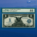 Fr.233 1899 $1 One Dollar Silver Certificate "BLACK EAGLE", PMG 64 EPQ
