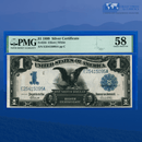 Fr.235 1899 $1 One Dollar Silver Certificate "BLACK EAGLE", PMG 58