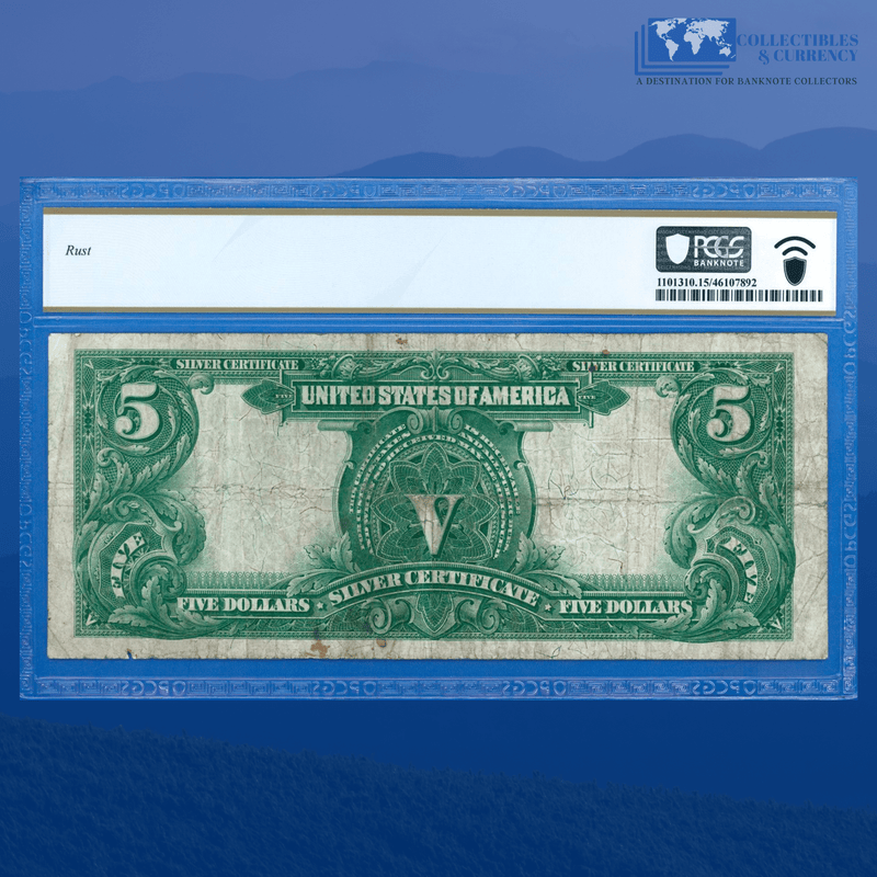 Fr.277 1899 $5 Five Dollars Silver Certificate "CHIEF NOTE", PCGS 15