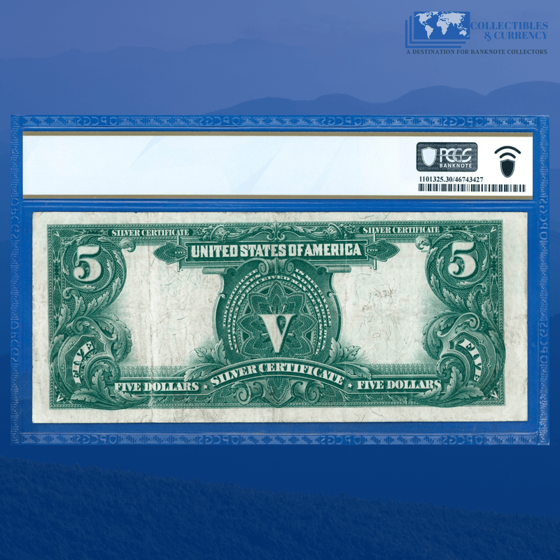 Fr.280m 1899 $5 Five Dollars Silver Certificate Mule "CHIEF NOTE", PCGS 30