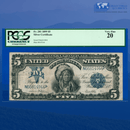 Fr.281 1899 $5 Five Dollars Silver Certificate "CHIEF NOTE", PCGS 20