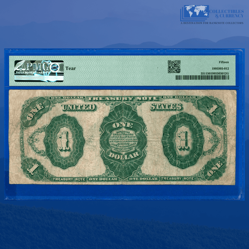 Fr.351 1891 $1 One Dollar Treasury Note, PMG 15