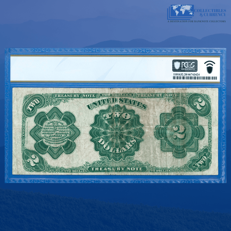 Fr.357 1891 $2 Two Dollars Treasury Note, PCGS 20