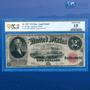 Fr.60 1917 $2 Two Dollars Bill "BRACELET REVERSE" Legal Tender Note, PCGS 15